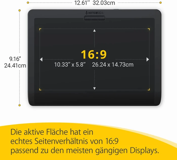 Xencelabs Pen Tablet Medium, schwarz