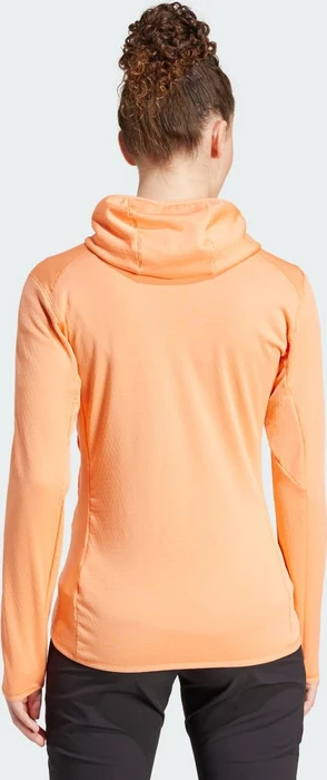 adidas Terrex Xperior LIGHT HoodED Fleece Jacke amber tint (Damen)