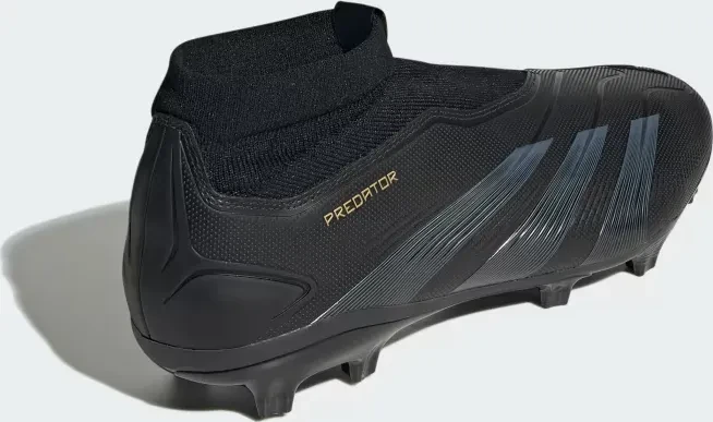 adidas Predator League Laceless FG core black/carbon/gold metallic