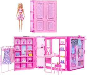 Mattel Barbie - Traumkleiderschrank mit Puppe