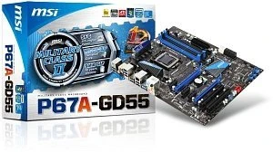 MSI P67A-GD55 (Intel 1155)