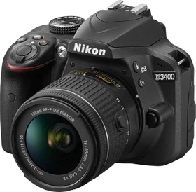 Nikon D3400 schwarz mit Objektiv AF-P DX 18-55mm 3.5-5.6 G VR