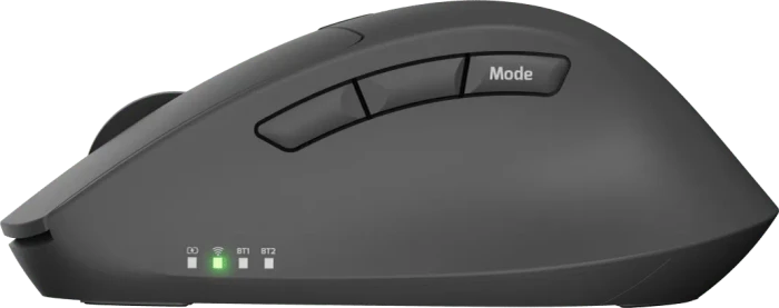 Natec Kite Silent Wireless Mouse schwarz, USB/Bluetooth