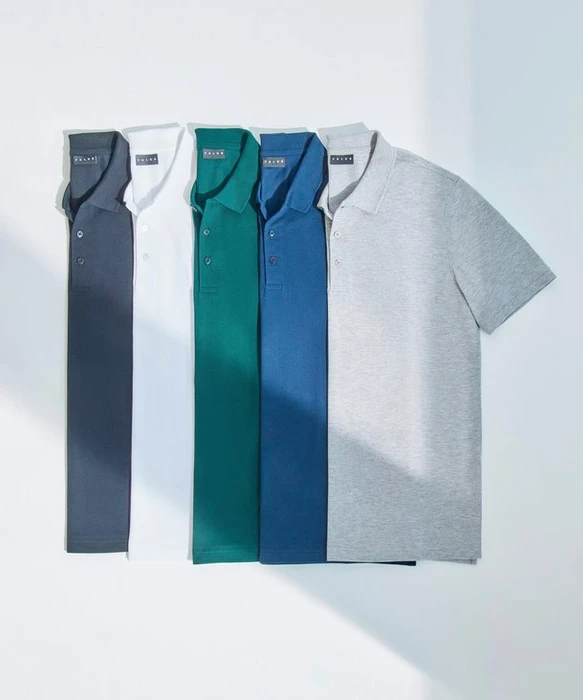 Falke Pima Poloshirt kurzarm braun (Herren)