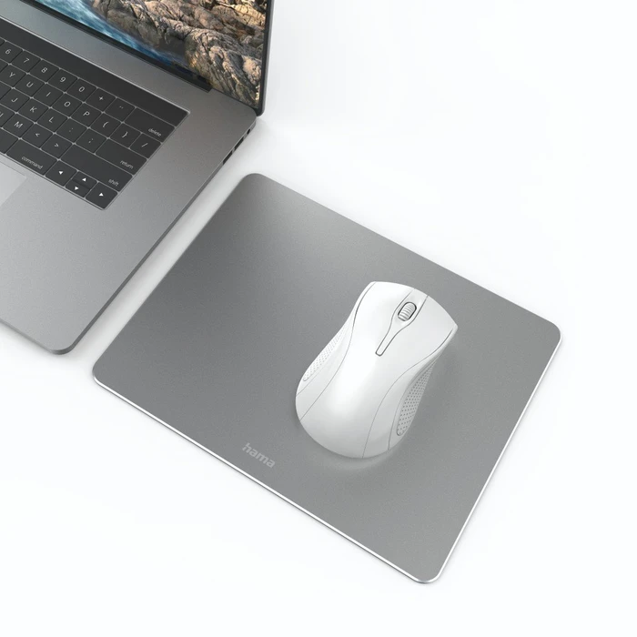 Hama Aluminium Mauspad silber