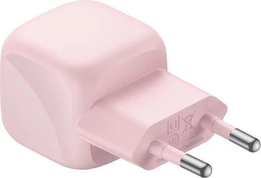Belkin BoostCharge USB-C-Ladegerät + USB-C/USB-C-Kabel (30W) rosa