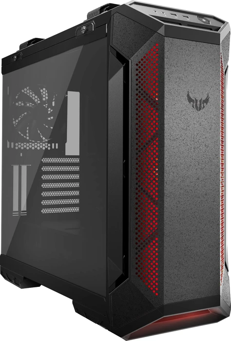 ASUS TUF Gaming GT501, schwarz, Glasfenster