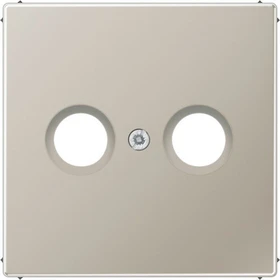 Jung ES 2990 TV Abdeckung f. 2-Loch SAT-TV-Dose Edelstahl