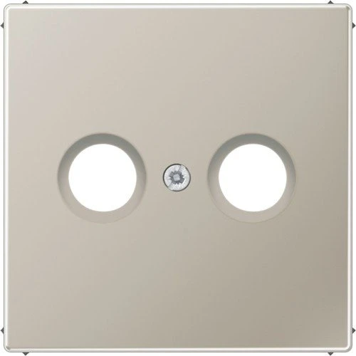 Jung ES 2990 TV Abdeckung f. 2-Loch SAT-TV-Dose Edelstahl