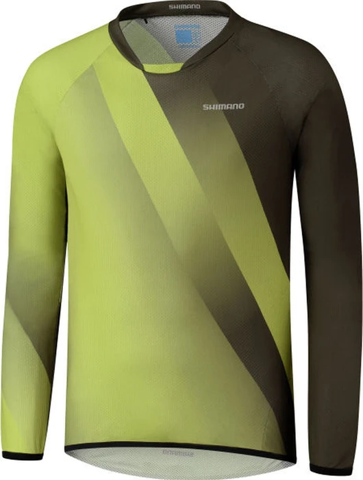 Shimano Fujimi Trikot langarm warm olive (Herren)