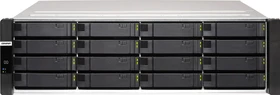 QNAP ES1686dc-R2-2142IT-128G, 64GB RAM reg ECC, 4x SFP+ 10Gb/s, 3x RJ-45 1000Base-T, 3HE