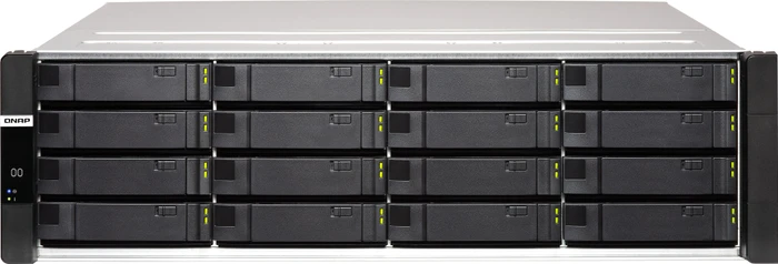 QNAP ES1686dc-R2-2142IT-128G, 64GB RAM reg ECC, 4x SFP+ 10Gb/s, 3x RJ-45 1000Base-T, 3HE