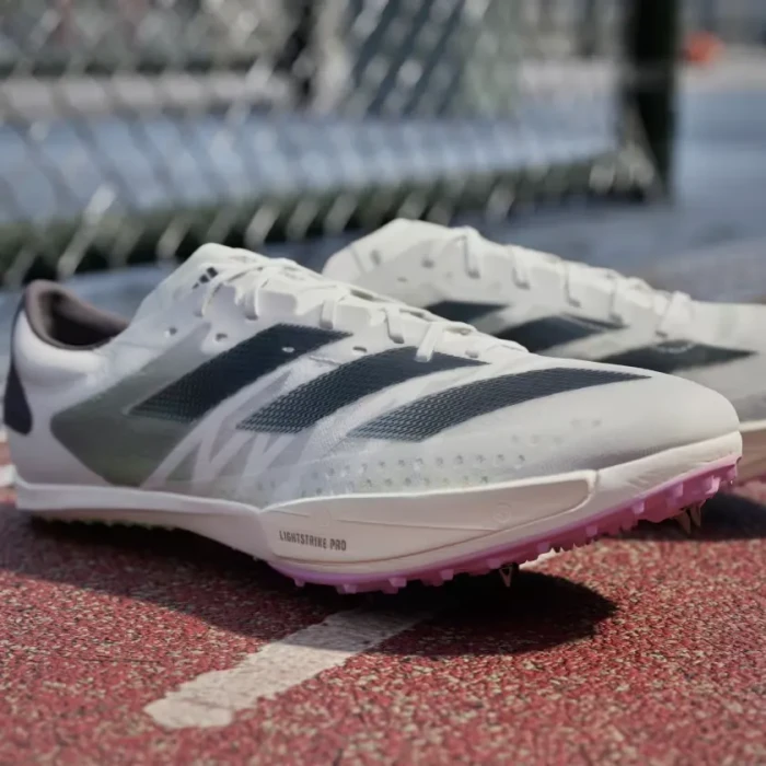 adidas Adizero Ambition cloud white/core black/green spark (Herren)