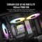 Corsair AF Series iCUE AF140 RGB Elite, schwarz, 140mm Vorschaubild