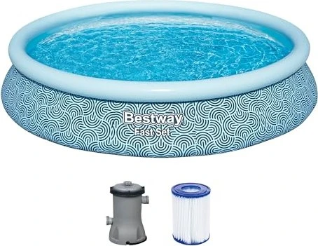 Bestway Fast Set Quick-Up Pool rund 457x84cm