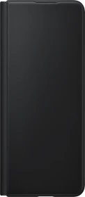 Samsung Leather Flip Cover für Galaxy Z Fold 3 5G schwarz
