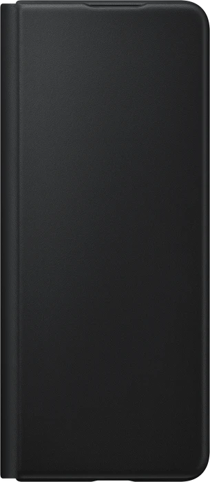Samsung Leather Flip Cover für Galaxy Z Fold 3 5G schwarz