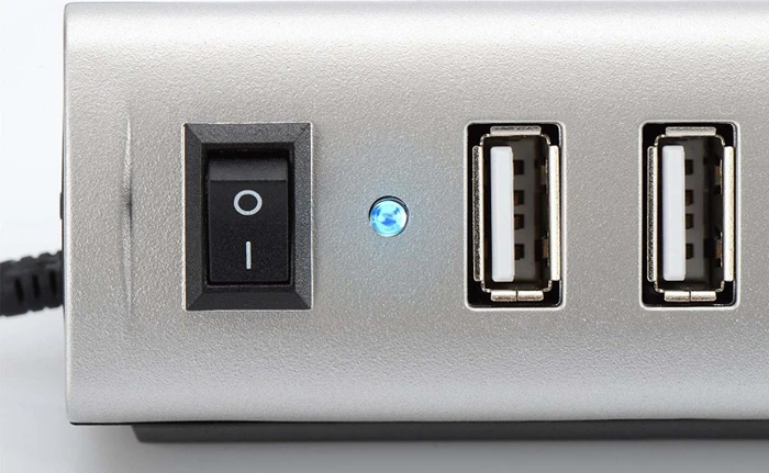 Ednet Eco USB-Hub, 4x USB-A 2.0, USB-A 2.0 [Stecker]