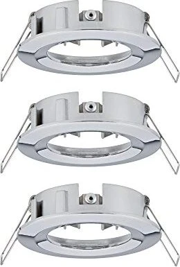 Paulmann Choose Basisset starr Einbauleuchte chrom, 3 Stück