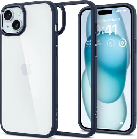 Spigen Ultra Hybrid für Apple iPhone 15 navy blue
