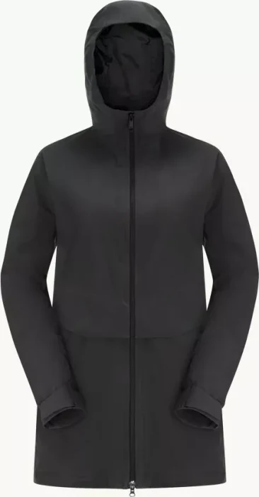 Jack Wolfskin Mainkai Long Funktionsjacke phantom (Damen)
