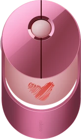 Rapoo Ralemo Air 1 Multi-mode Wireless Charging Mouse Pink Red, USB/Bluetooth