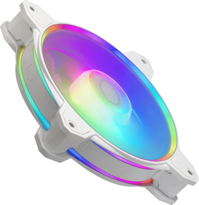 Cooler Master MasterFan MF120 Halo² 3in1 White Edition, 120mm, 3er-Pack