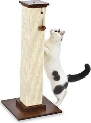AmazonBasics Großer Premium-Kratzbaum für Katzen, beige/braun