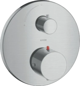 Hansgrohe Axor Starck Thermostat Unterputz mit Absperrventil brushed chrome