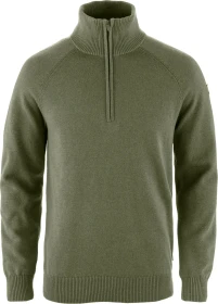 Fjällräven Övik Lite Half Zip Strickpullover laurel green (Herren)