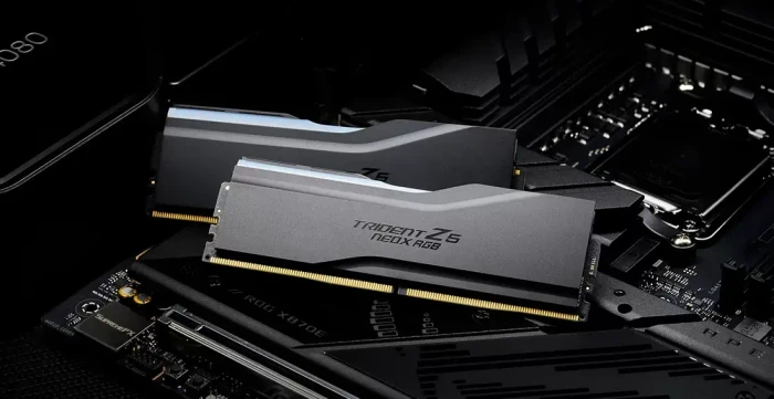 G.Skill Trident Z5 NeoX RGB Matte Black UDIMM 32GB Kit, DDR5-6000, CL26-36-36-32