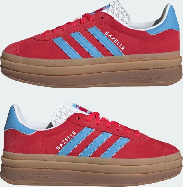 adidas Gazelle Bold active pink/semi blue burst/cloud white (Damen)