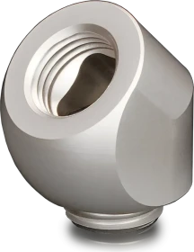 Thermal Grizzly DeltaMate Rotary 45°-Verbinder G1/4", matt nickel