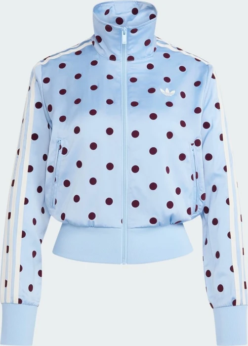 adidas Satin Polka Dots TT Track Top Trainingsjacke clear sky (Damen)