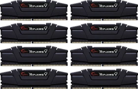G.Skill RipJaws V schwarz UDIMM 256GB Kit, DDR4-3600, CL18-22-22-42