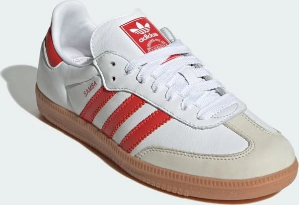 adidas Samba OG cloud white/solar red/off white