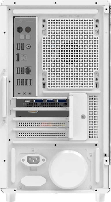 DarkFlash DB330M Mesh White, Glasfenster