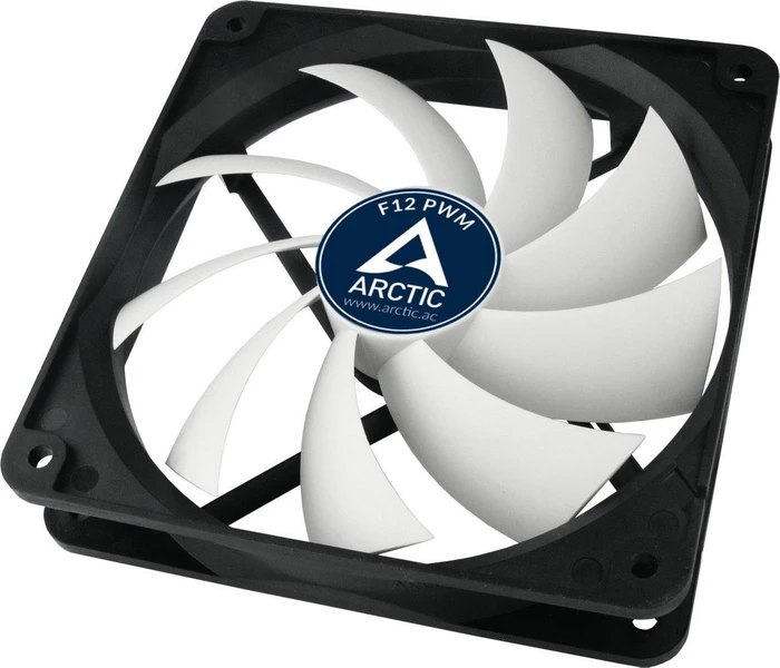 ARCTIC F12 PWM weiß/schwarz, 120mm