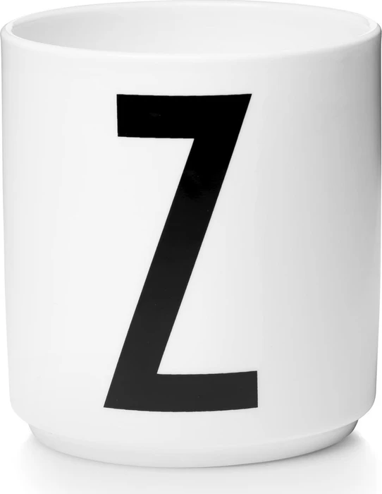 Design Letters Persönlicher Porzellanbecher A-Z Buchstabe Z 250ml