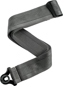 D'Addario Auto Lock Nylon Guitar Strap Metal Grey