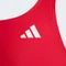 adidas V-förmiges Rückendesign Badeanzug pure ruby (Junior) Vorschaubild