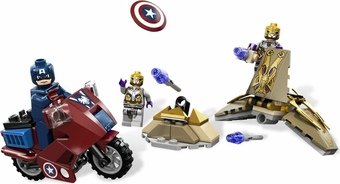 LEGO Marvel Super Heroes Spielset - Captain Americas Rächer-Bike