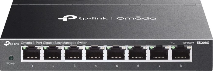 TP-Link Omada ES200 Desktop Gigabit Managed Switch, 8x RJ-45
