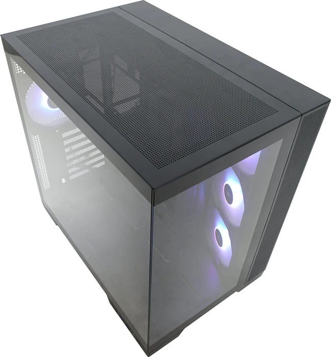 Silentware View A-RGB Black, Glasfenster