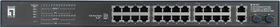 LevelOne FGP-2831 Rackmount Switch, 26x RJ-45, 2x SFP, 390W PoE+ (FGP-2831 / 52095203)