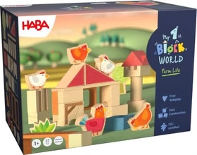 HABA My 1st Block World Hühnerhof Kikeriki