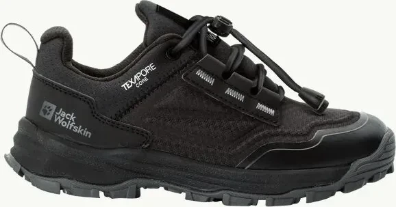 Jack Wolfskin Cyrox Texapore Low schwarz (Junior)