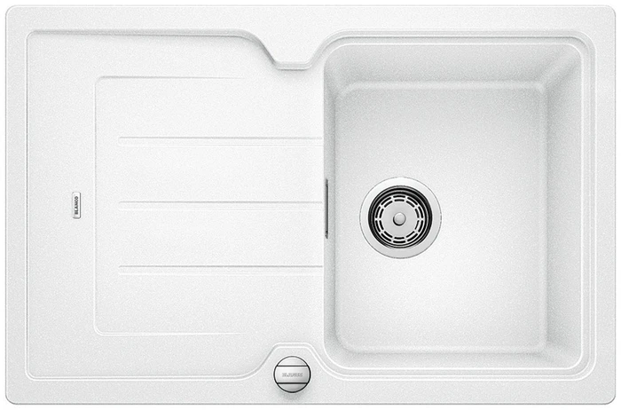 Blanco Classic Neo 45 S Einbau Becken reversibel mit Ablauffernbedienung weiß