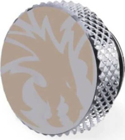 Bykski Knurled Stop Plug G1/4", silber