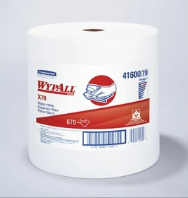 Kimberly Clark WypAll X70 Papierwischtücher-Rolle 870 Blatt weiß, 1 Rolle